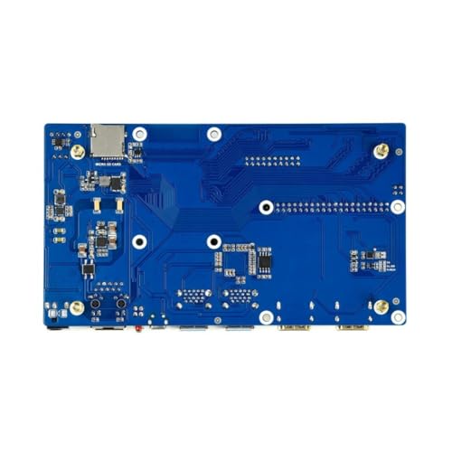 Image of Waveshare Raspberry Pi Compute Module 4 IO Board with PoE Feature | CM4 Expansion Board, Power over Ethernet Support, Essential Interfaces, Embedded Development, Industrial Grade Design for Projects