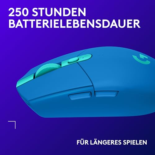 Logitech G G305 LIGHTSPEED kabellose Gaming-Maus mit HERO 12K DPI Sensor – Ansicht 4