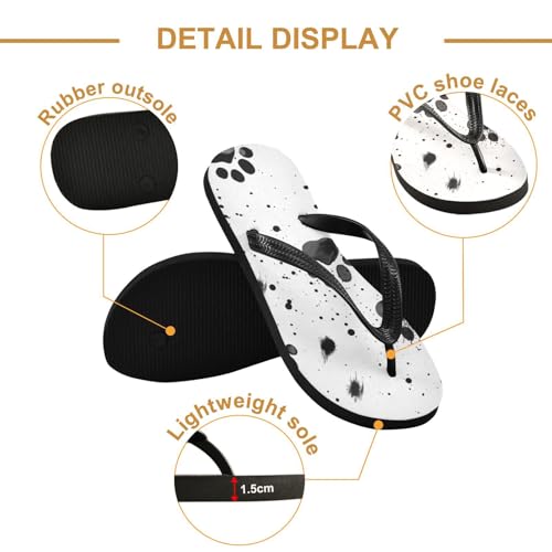 Cat Paw Beach Summer Casual Flip Flop Sandals Non-Slip Quick Dry for Women Men 214B29982