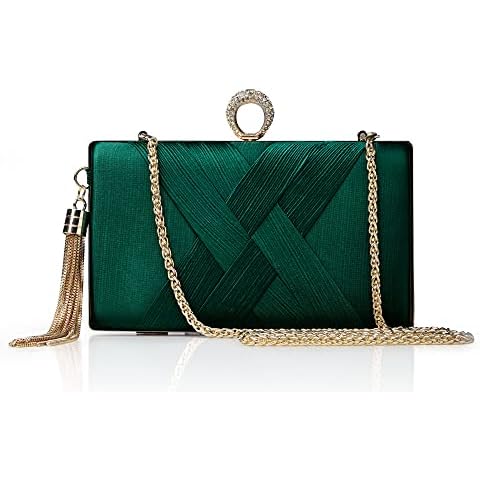 BABEYOND Evening Clutch Bag with Tassel Cover