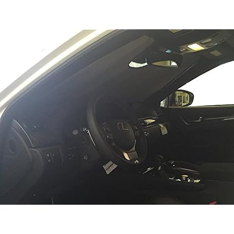 HeatShield, The Original Windshield Sun Shade, Custom-Fit for Lexus GS F Sedan w/Sensor 2016, 2017, 2018, 2019, 2020 Silver Series Cover