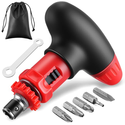 Gulfmew Multi bit Ratchet Snowboard Screwdriver for Adjusting Bindings,...