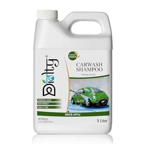 Image of Car Wash Shampoo 5 Liter Green Apple Extra Foam Ceramic Safe.
