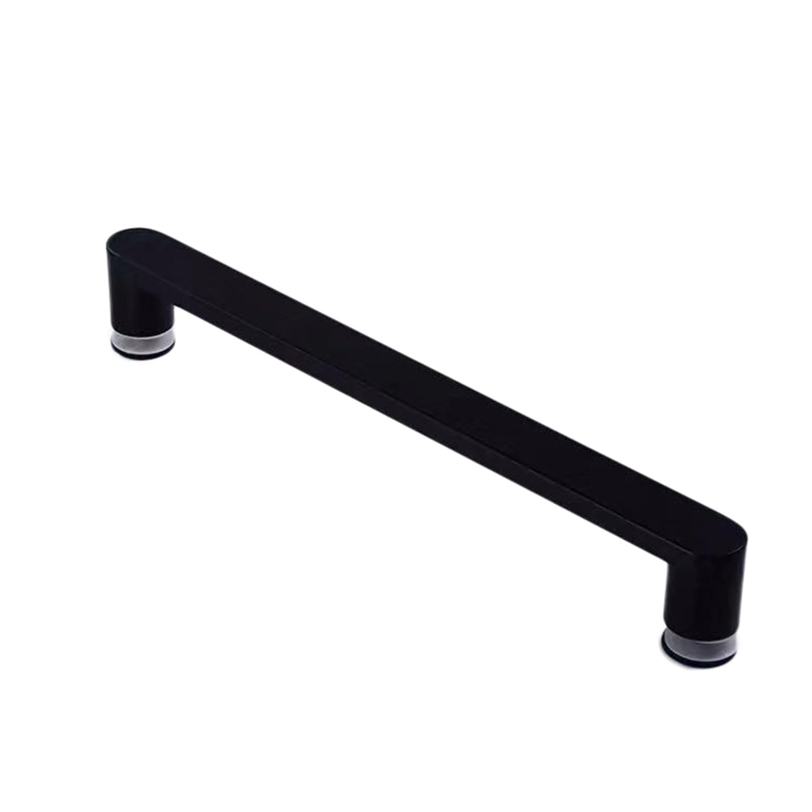 Gthtuhfd Black Bathroom Shower Glass Door Handle, Stainless Steel Bathroom Shower Handle Push Door Handle For Shower Door Handle, Replacement Door Handle,-Pitch-275Mm