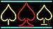 The Sign Store N105-14767 Poker Symbol 2 Neon Sign44; 20 x 3 x 37 in.