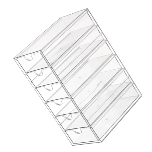 CLISPEED caja de almacenamiento del cajón cajas de almacenamiento grandes con tapa mascota cesta cajonera escritorio cajon escritorio compartimiento de almacenamiento del cajón Transparent