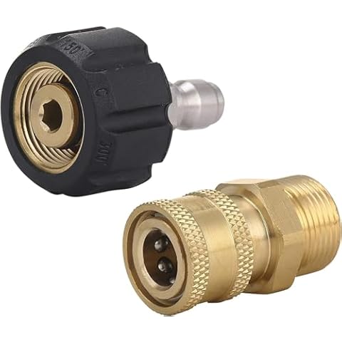 M MINGLE Pressure Washer Quick Connect Adapter Set Cover