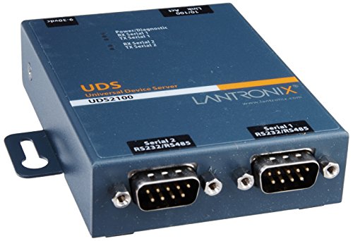 UD2100001-01 Device Server 2PRT 10/100 RS232/422/485 Dom Ps