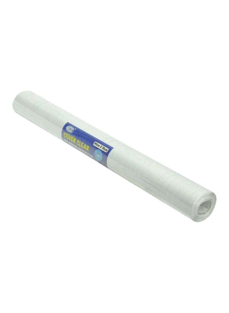 Multi-Fix 10yrd Self Adhesive Book Cover- White