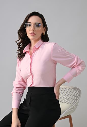 Image of Womens Formal Shirt for Office Wear | Soft Fabric Smart Fit Professional Shirt for Work, Meetings, Corporate & Business Style