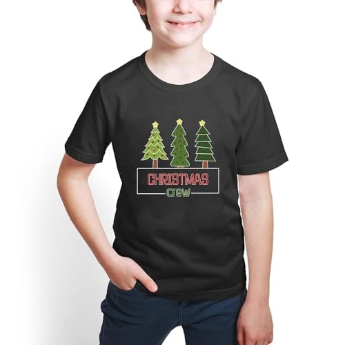 Image of Merry Christmas Family Shirts Plus Size Tops Couple Outfit Tee Parent-Child Short Sleeves Christmas Top