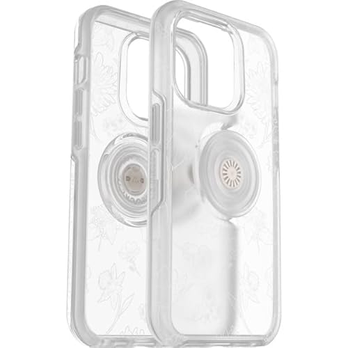 OtterBox iPhone 14 Pro OTTER+ POP SYMMETRY (Vg[) ϏՌ NAP[X Flower Of The Month (Clear)