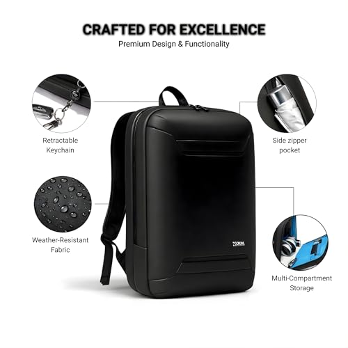Image of Travessary Collection City Traveller Bag | Backpack | Water Resistant Nylon Fabric 15.6 inch Unisex Laptop Bag | Multiple Compartment for Laptop, Ipads & Accessories | Class leading 2 years warranty