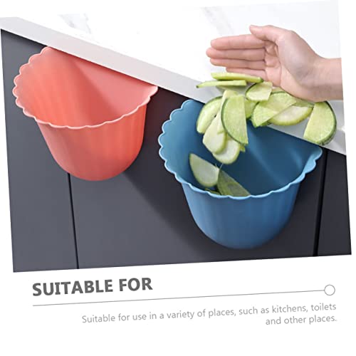Cabilock paquete de 6 canecas de basura para cocina colgantes miniatura 4