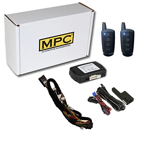 MPC Plug-n-Play 4-Button 2-Way Remote Start Kit Compatible with 2008-2010 Dodge Charger - T-Harness - (2) Extended Range 4-Button 2-Way Remotes - Up to 3,000 ft Range - USA Tech Support