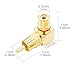 RCA Right Angle Adapter Gold-Plated 2-Pack 90 Degree RCA Adapter Plug Connector