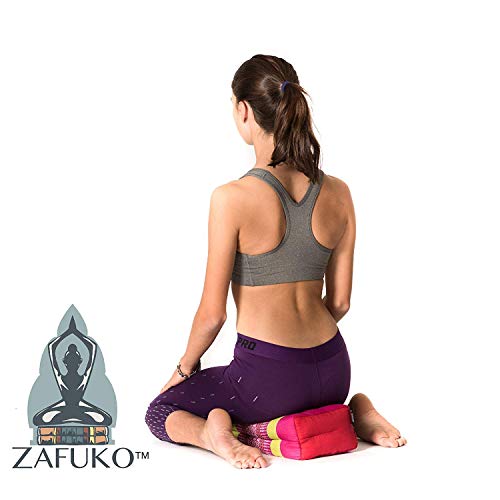 Zafuko Standard Meditation and Yoga Cushion - Deep Sea Blue - Thumbnail 2