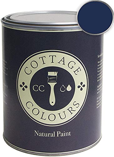 Cottage Colours Pintura de tiza 5 litros Power Blue Nº 113 Cover