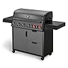 Enders Gasgrill Hyde 6 SIKR Turbo, 6-Brenner aus Edelstahl für kraftvolles direktes und indirektes Grillen, 800 °C Turbo Zone, Switch Grid, Infarot-Backburner und Seitenkocher #8044