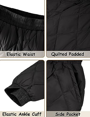 SEAUR - Toddler Winter Warm Snow Pants Kid Lightweight Puffer Down Trousers Little Boy Girl Windproof Thermal Pants Children3