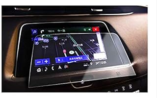 LFOTPP 2023 XT4 Screen Protector 2020-2023 Cadillca XT4 Glass 8 Inch Screen Protector 2020-2023 Cadillca CT4 Accessories Luxury/Premium Luxury/Sport/CT4-V/CT4-V Blackwing Navigation Screen Protector