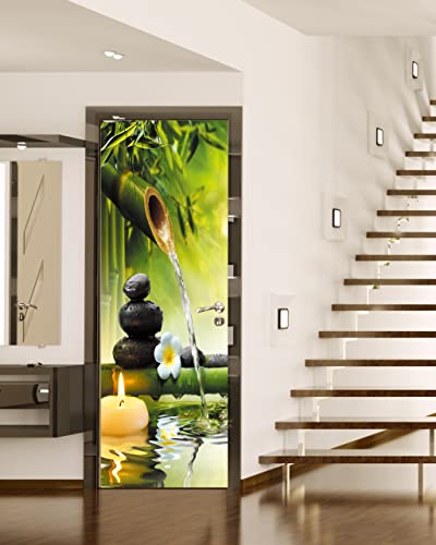 Door Sticker - Flfk 3D Door Mural Peel And Stick, Removable Self-Adhesive Modern Door Wallpaper For Home Decor, 30.3 "W X 78.7 "L, Set Of 2 Sheets #TOP4