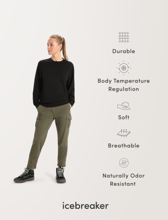 Icebreaker Merino womens Merino Crush Ls Hoodie - Image 3