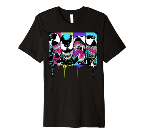 Marvel Venom Colorful Dripping Comic Panel Premium T-Shirt #TOP19