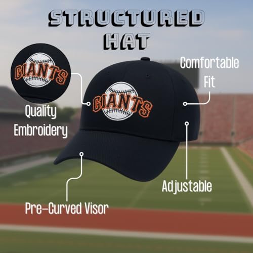 Gorra deportiva ajustable para niños San Francisco miniatura 5