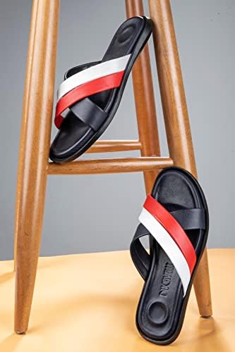 Resim Ducavelli Bande Hakiki Deri Erkek Terliği, Hakiki Deri Terlik, Ortopedik Taban Terlik, Deri Terlik 