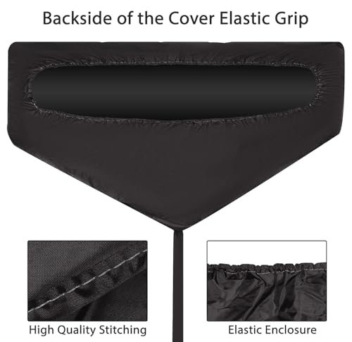 Image of Polyester Split Ac Service Wash Bag Cover Ac Service Cleaning Cover Waterproof Indoor Unit Service Cover Bag With Drain Outlet Ac Service Wash Bag Cover Jacket For 1.5 Ton Color Size 48 Black