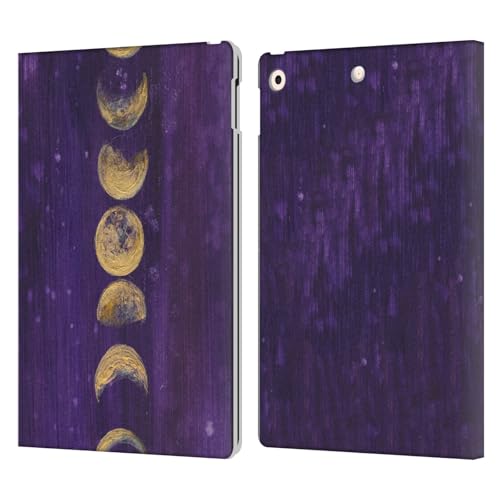 Étui portefeuille en cuir Apple iPad 10.2 housse protection lune Mai Autumn