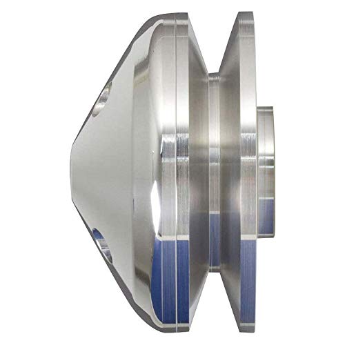 Small Block Chevy Pulley Kit, 350 V-Belt - Long Water Pump #TOP5