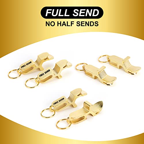 Voletz Full Send Shotgun Tool Bottle Opener Keychain -Aluminum Bottle Opener - Shotgun Tool Keychain Beverage Keychain Ring 3 In 1 Opener Shotgun Beer Tool #TOP3