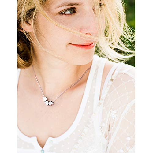 Tiny Heart Necklace, Sister Gift, Dainty Heart Necklace, Bridesmaid Gift (Sister necklace)4