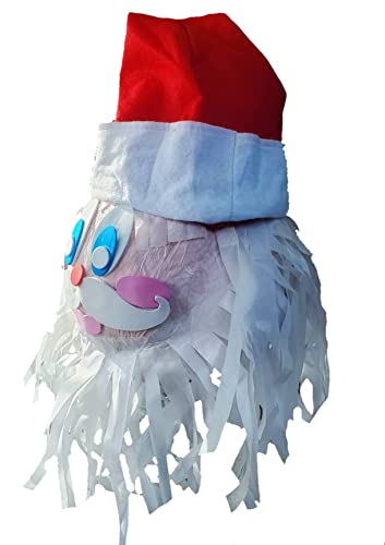 Ctt Creations ST-101 Christmas Pinata - Santa Claus Round 3D 11 Inch Sturdy Pinata - Holiday Celebration And Party Decoration thumb #3