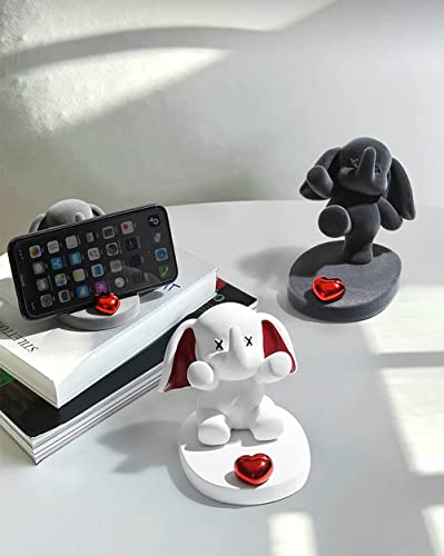 Image of Paimuni Phone Stand Desk Accessories Resin Elephant Figurines Home Decor Decorative Tabletop Ornaments Cute Phone Holder