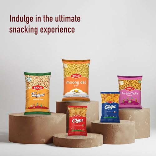 Bikaji Salted Peanuts & Bhujia Combo – 400g | Ready to Eat Indian Namkeen | Crunchy Tea-Time Snack, Bar Snack & Party Mix | Authentic Munchies for Sharing, Gifting & Everyday Snacking