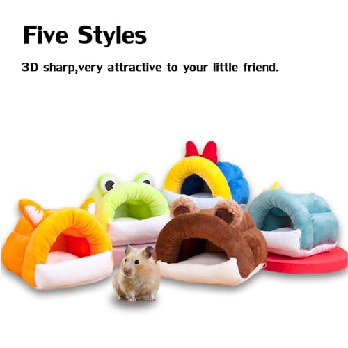 Fladorepet YY-5593 Rat Hamster Hanging Bed Hammock House,Cartoon Small Animal Hideout Hut Nest Cute Toy thumb #3