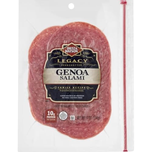 Gourmet Market Dietz & Watson Pre-Sliced Genoa Salami Pack Of 4 cover