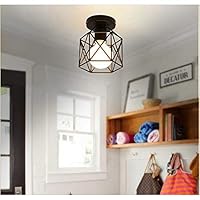 Goeco Plafondlamp Vintage, Gouden Kroonluchterlamp E27 4 Vlammetaal