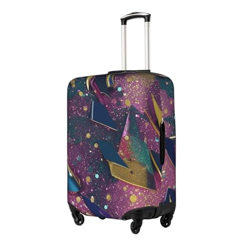 Glitter Pattern Tsa Approved Luggage Cover For 18-32 Inch Suitcases Scratch-Resistant Stretch Luggage Cover2