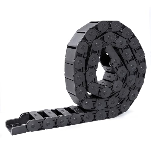 Cadena de Arrastre, 1M Cadena Portador de Nylon de remolque abierta, radio de curvatura R28, adecuado para impresoras 3D y máquina herramienta CNC, 15 x 30mm