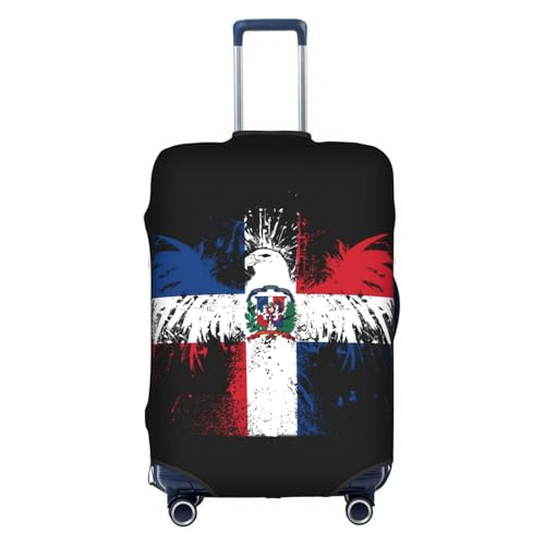 Travel Luggage Cover Dominican Republic Flag Fashion Washable Baggage Suitcase Protector Fit For Luggage X-Large - Main Image