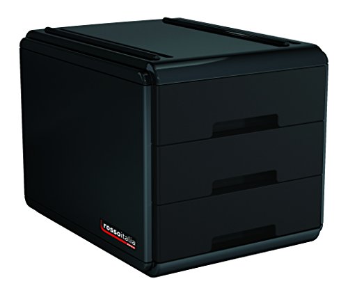 Arda 19p3prin Mini cajonera, Negro