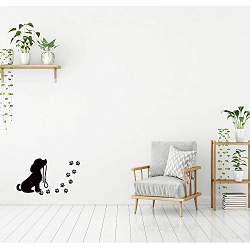 Vinilo Decorativo de Huellas de Perro para Pared miniatura 3