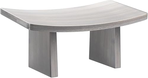 Miniatura 5 de Banco de meditación | Taburete ancho y alto, resistente y estable con patas cruzadas y arrodilladas, fácil en caderas y rodillas, banco de oración,