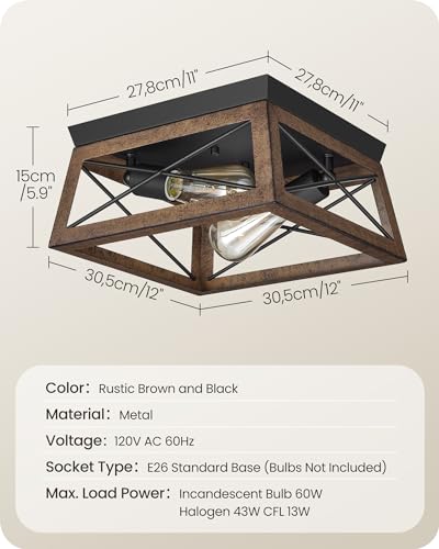 Comparativas de Lamparas de techo de madera los mejores 5. 20 Imagen adicional