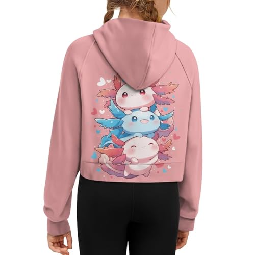 Girls Half Zip Hoodies Kids Fashion Long Sleeve Drop Shoulder Hooded Sweatshirt Pullover2