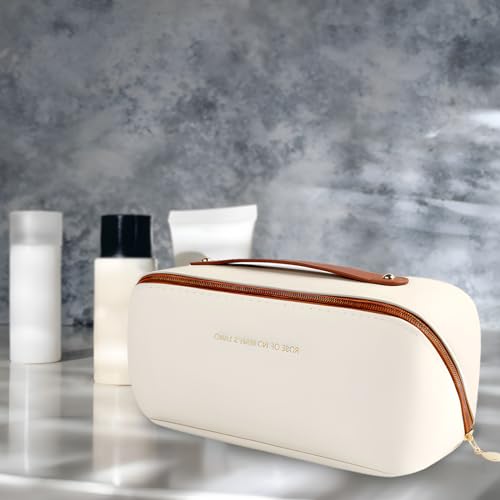Large Capacity Travel Cosmetic Bag,Premium PU Cosmetic Bag Travel Bag - Image 2